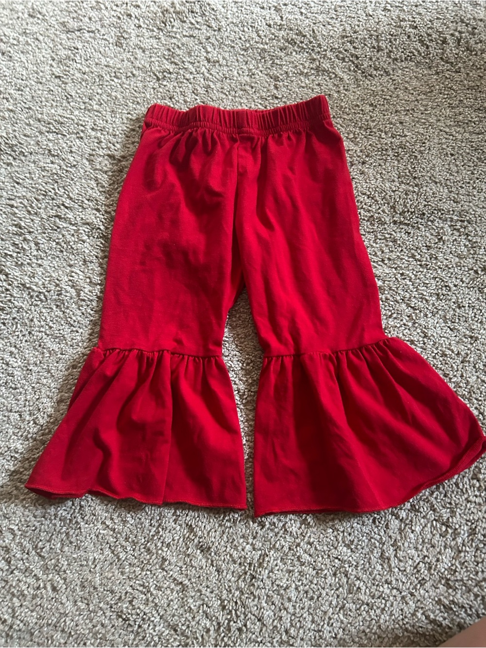 Shein 9-12 Month Red Flared Pants
